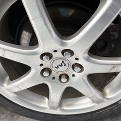 バリ山　215/50R17   24年28週製造　ブリヂストン　VRX2 スバル　エクシーガの画像