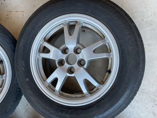 純正ホイール+タイヤセット15×6J 45  195/65R15  プリウス30.50カローラ等