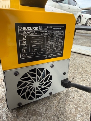 【商談中】SUZUKID 半自動溶接機 アーキュリー80NOVA インバータ ノンガス 100V専用 SAYI-80N