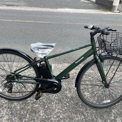 🉐562🉐バッテリー長持ち🉐🉐 パナソニック700×38C電動自転車🈹現車確認🉑の画像