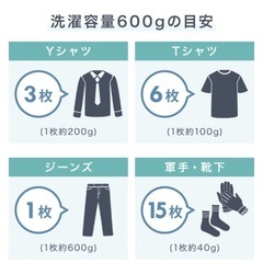 小型洗濯機の画像