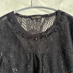 RUPUAU（ルプア）レース ブラック　チュニックの画像