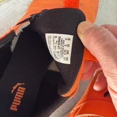 スニーカー21と21.5上履き20.5の画像