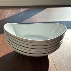 おしゃれなカレー皿6枚セットの画像