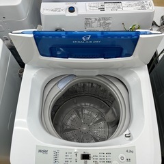 【ドリーム池田店♪ジモティ割対象】 ハイアール 4.2kg洗濯機 JW-K42M 2018年製 42560の画像