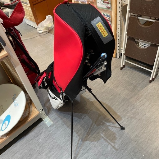 【TaylorMade】【キャディバック】【赤】クリーニング済み【管理番号0215】知
