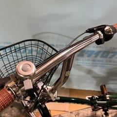 (DL) A-Style 折りたたみ自転車 20インチ SHIMANO 6段切替  FOLDING BIKE グリーン系 中古品 ④の画像