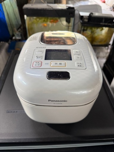 パナソニック 炊飯器 3合 一人暮らし 可変圧力IH Wおどり炊き 豊穣ホワイト SR-JW058-W
