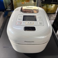 パナソニック 炊飯器 3合 一人暮らし 可変圧力IH Wおどり炊き 豊穣ホワイト SR-JW058-Wの画像