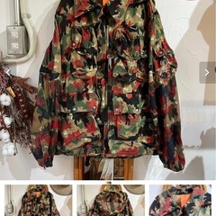 スイス軍 アルペンカモ マウンテンジャケット ミリタリー USED 男女OKの画像