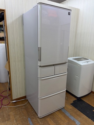 #97 便利などっちもドア!! 大きな氷  SHARP 2017年412L SJ-PW41C-C 5ドア ノンフロン冷凍冷蔵庫 自動製氷