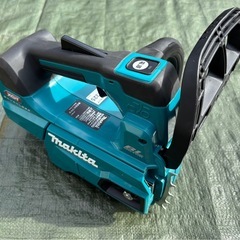 【中古】マキタ40v充電式チェーンソーMUC009本体・250ガイドバーの画像