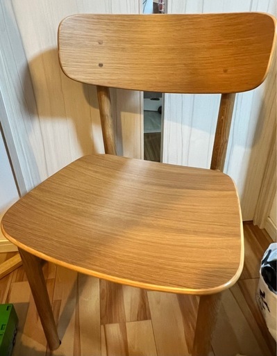 ほぼ未使用品です！無印良品　ダイニングチェア
