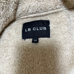 130 ベージュジップフリースの画像