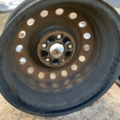 トヨタ　鉄ホイール　エスクワィアに履かせていましたの画像