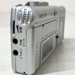 M【現状品】aiwa アイワ マイクロカセットレコーダー ミニカセットレコーダー TP-M370 シルバー　の画像