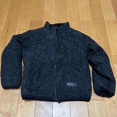 130 グレー黒　TKリバーシブルボアジャンパーの画像