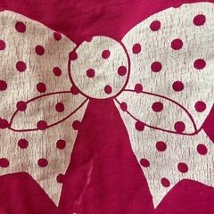 子ども服　130 ノースリーブ　リボンの画像