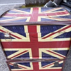 ◆アンティーク　ユニオンジャックのケース２個◆の画像