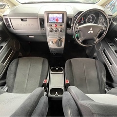 車検2年付き‼️三菱★デリカD5★社外ナビテレビ★両側パワースライドドア★バックカメラ★スマートキー★8人乗り★4WD★の画像