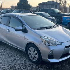 アクアS/車検8年9月迄/純正ナビ/フルセグTV/Bluetoothオーディオ/スマートキーの画像