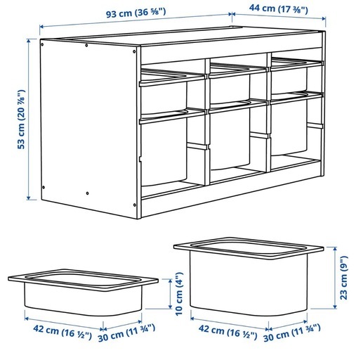IKEA トロファスト　　2個
