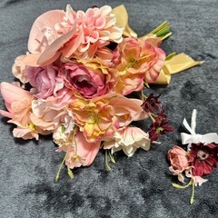 【２月末まで掲載】ウエディング カラーブーケの画像