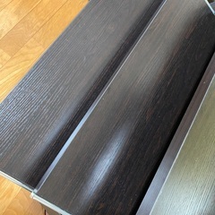 【スライド棚2段付き】収納ラック一体型デスク（幅75cm×奥行50cm）の画像