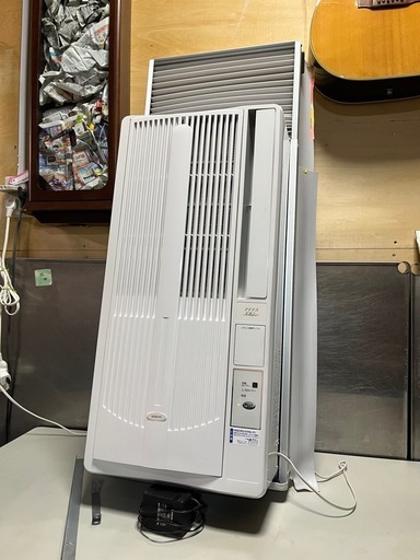 KOIZUMI ルームエアコン 2019年製 KAW-1994E7 〜7畳 窓エアコン ウインド型 冷房除湿専用 リモコン 窓枠用取付枠 付属 動作確認済 中古品 ③