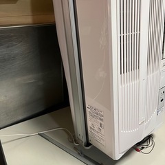 KOIZUMI ルームエアコン 2019年製 KAW-1994E7 〜7畳 窓エアコン ウインド型 冷房除湿専用 リモコン 窓枠用取付枠 付属 動作確認済 中古品 ③の画像