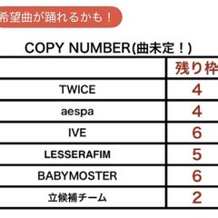 KPOPカバーダンスをおどりませんか？の画像