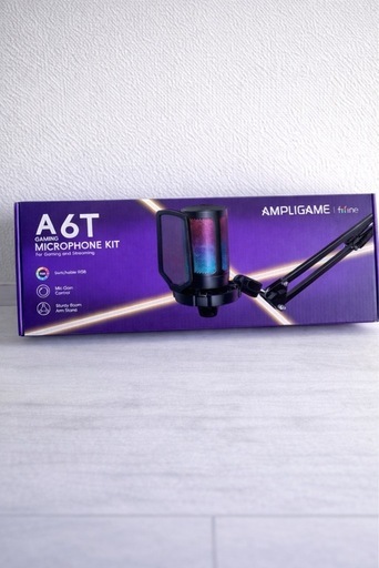 【美品】FIFINE A6T ゲーミングマイクキット RGB ブームアーム付 フルセット