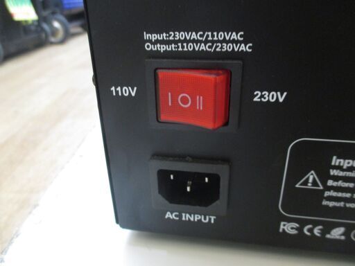 メーカー不明 VTJP-5000VA トランス 中古美品 現状品 【ハンズクラフト宜野湾店】