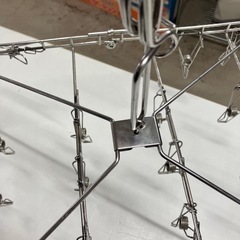 W2602-0741 ステンレス製　ハンガー(大)キズ汚れ有りの画像