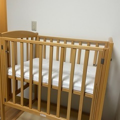 ベビーベッド（60×90　ヤマサキ　YAMASAKI）　の画像