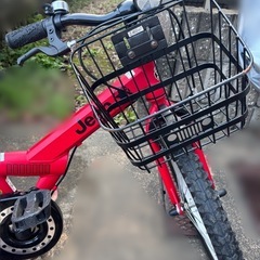 お話中18インチ子ども用自転車　jeepの画像