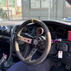 ローンは毎月44,300円～　トヨタ　チェイサー　ツアラーV　ワイドボディ／Ｒ１５４ミッション公認済／ＨＫＳＧＴＩＩタービン／前置インタークーラー／ＷＲＯＫホイール／ＨＫＳＥＶＣ／Ｄｅｆｉ追加メーター／ＨＫＳ車高調／オイルクーラー／アルミラジエータ／社外マフラーの画像