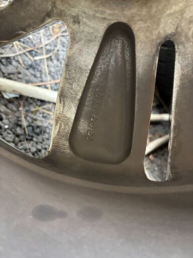 【J】【最終値下げ！！】日産エルグランド　ライダー　(225/55R18　G075)ホイール４本セット【中古】 J】【最終値下げ！！】日産エルグランド ライダー (225/55R18 G075