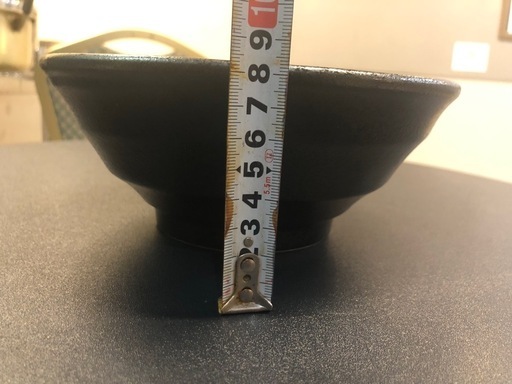 【中古】ラーメン丼（黒・普通サイズ）26個まとめてお譲りします