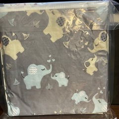 おむつかえシート 防水シーツ ベビー おむつ替えシート 持ち運び マット ちょうど良いサイズ 50 70 ペット 選べるデザイン (恐竜＋ぞうさん)の画像
