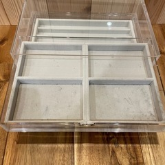無印良品　アクセサリーケース　ジュエリーケース　クリアケースの画像