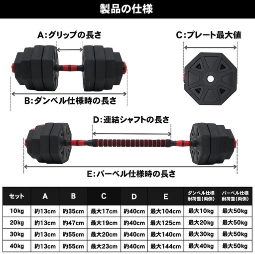 トレーニングセット【アジャスタブルベンチ ダンベル マット】 【公式