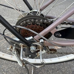 【整備士による点検済み】　☆前後新品タイヤ☆   27インチ軽快車　防犯登録料込価格︎‼︎の画像