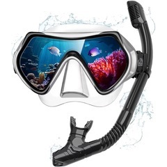 【新品未使用】シュノーケルセットの画像