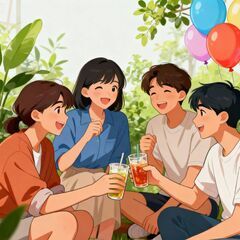 せっかくの休日，楽しく過ごしましょう☆彡