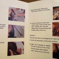 超音波　プロフェッショナル　フラット　アイロン　酸熱トリートメントの画像