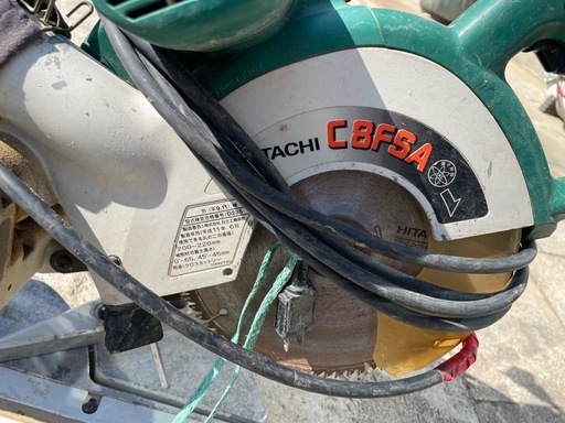 HITACHI 日立 卓上スライド 丸ノコ 切断機 C8FSA