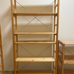 無印良品　パイン材ユニットシェルフ　棚　ラックの画像