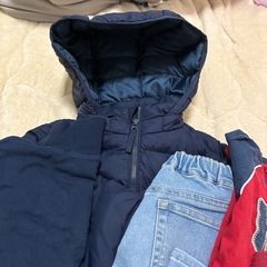 子供服　20点以上　110 古着　UNIQLOアウター　ロンT 帽子などの画像