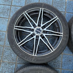 早い者勝ち　レイズ KCデコール アイスマート 5J+45 4穴 PCD100 165/50R15 RAYS ハブ径65の画像